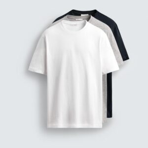 3-PACK OF BASIC MEDIUM WEIGHT T-SHIRTS