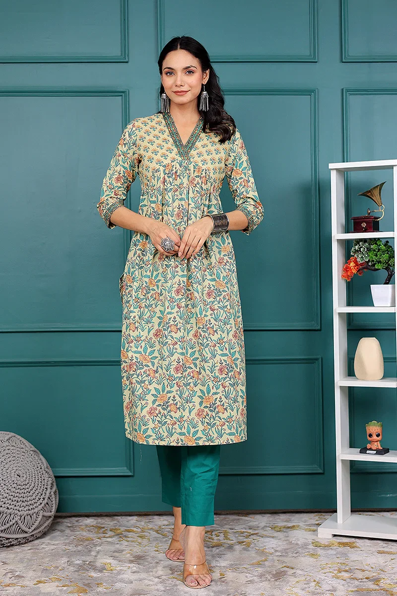 EmbroiLuxe Kurti