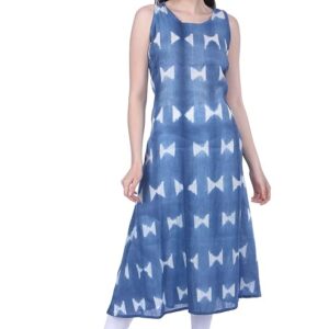Summer Blue Loom Kurti