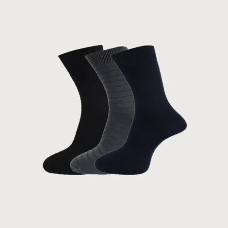 Men's Calf Length Socks Pack of 3