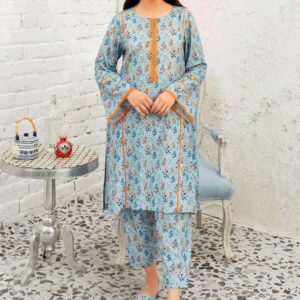 SKY Floral Printed Kurta