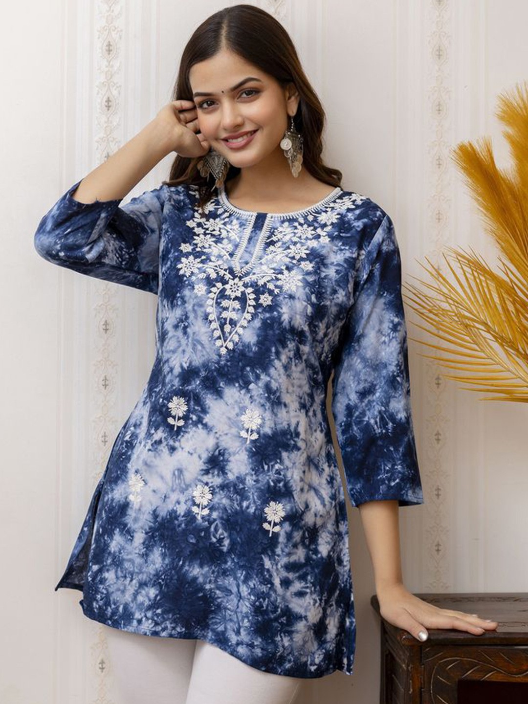 Women’s Rayon Embroidered Top - Image 9