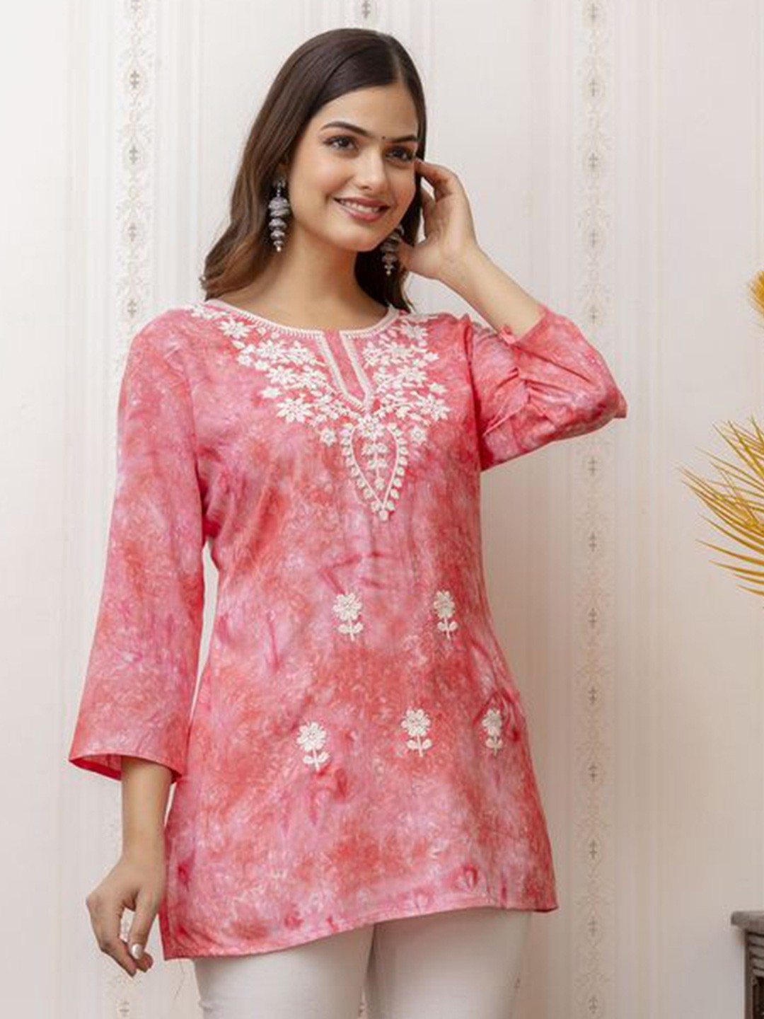 Women’s Rayon Embroidered Top - Image 10