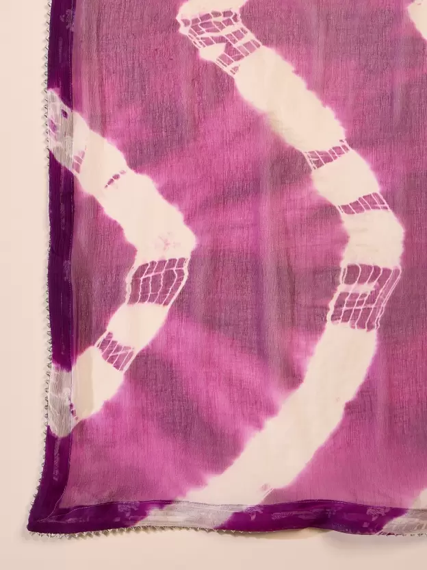 Women's Cotton Printed Kurta Pant and Dupatta Set - Image 4