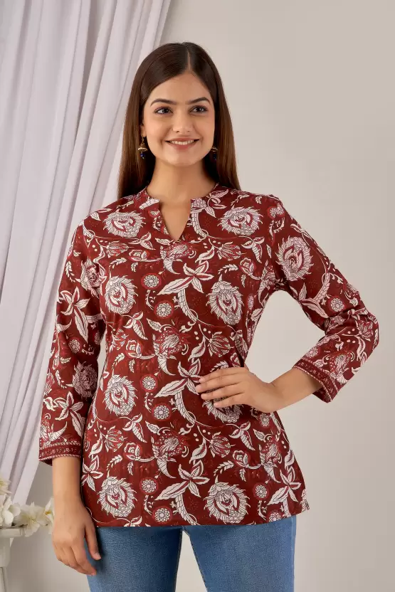Women’s Cotton Printed Top