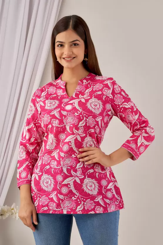 Women’s Cotton Printed Top - Image 5