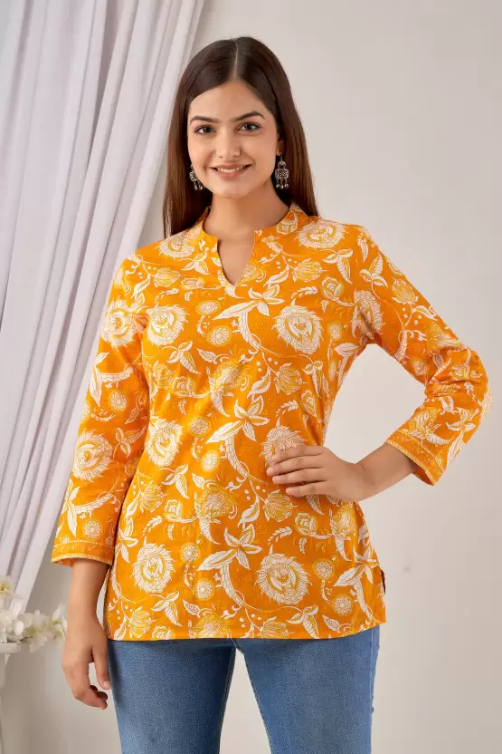 Women’s Cotton Printed Top - Image 7