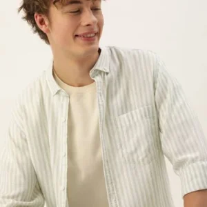 Men's Striped Casual Shirt